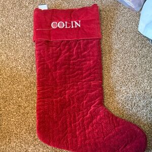 Pottery Barn Colin Stocking
